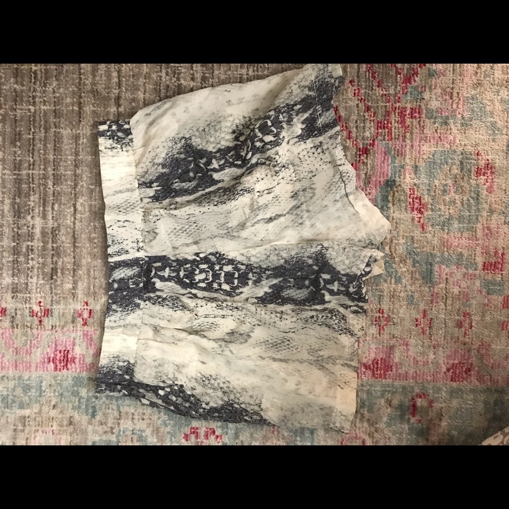 Snakeskin shorts